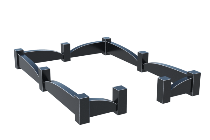 Цоколи на могилу в Альметьевске | Цоколь на могилу №0038