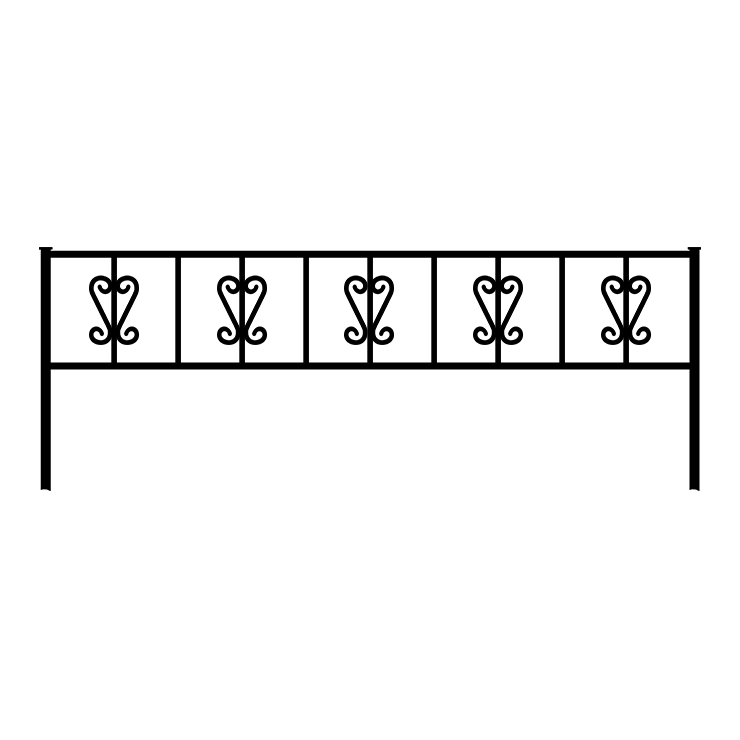 Металлические оградки, столы, скамейки в Альметьевске | Оградка №8