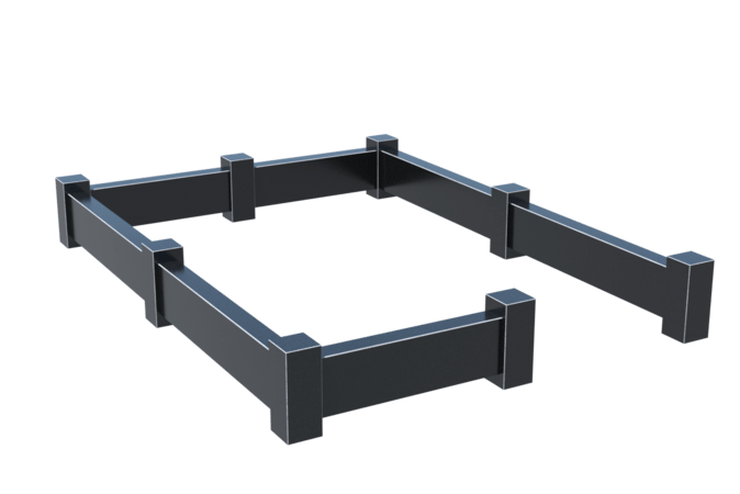 Цоколи на могилу в Альметьевске | Цоколь на могилу №0029