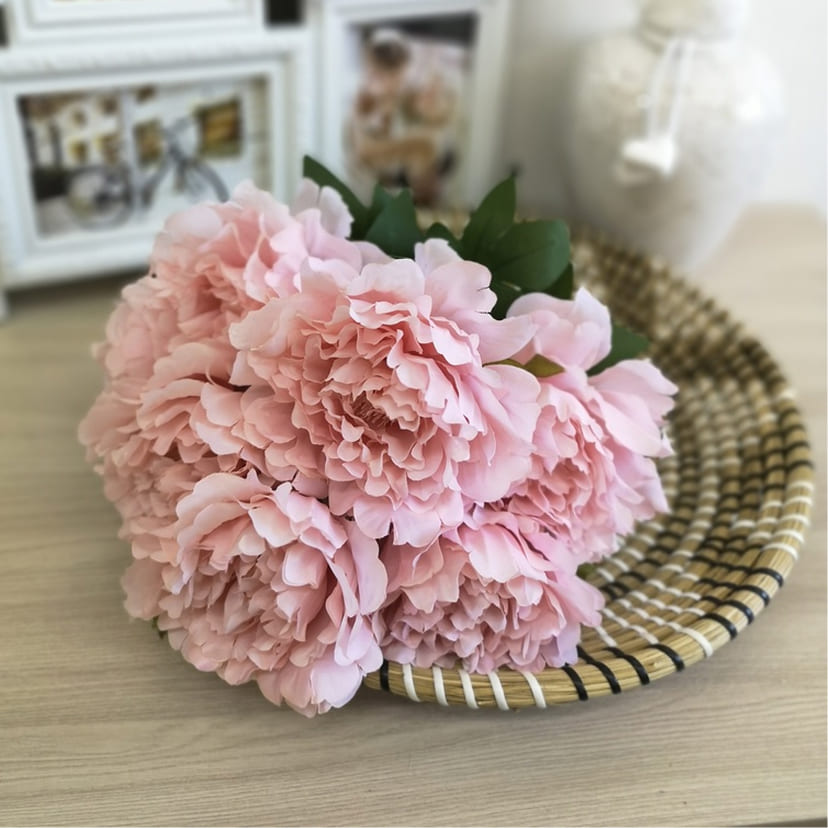 Искусственные цветы в Альметьевске | Цветы искусственные «Пионы», розовые, букет