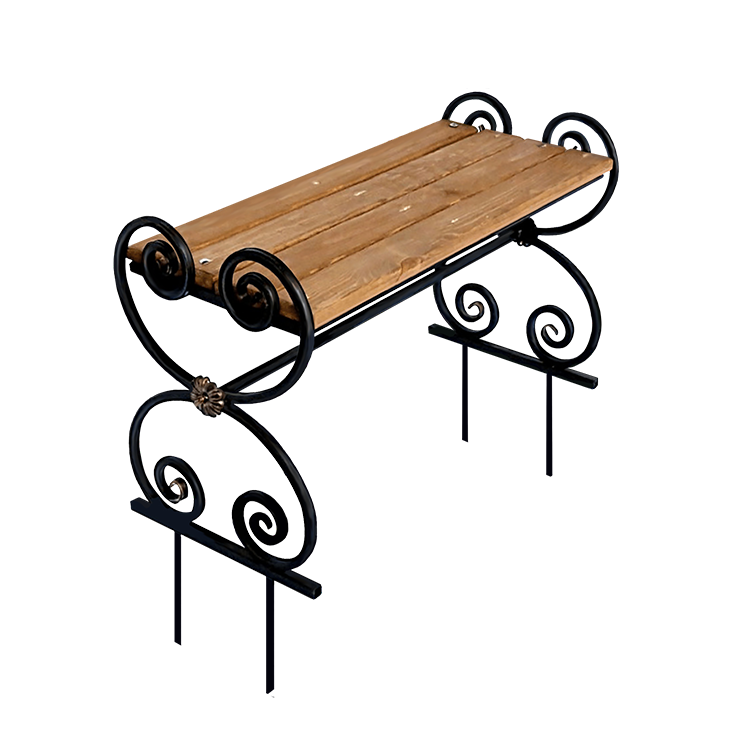 Кованые изделия в Альметьевске | Кованая скамейка СТ.001