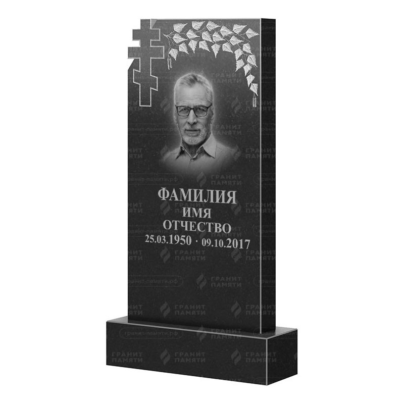 Памятники из гранита с деревом в Альметьевске | Гранитный памятник ФГ-202