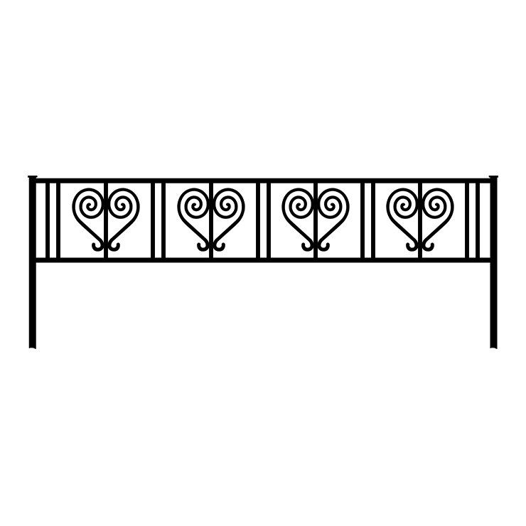 Кованые изделия в Альметьевске | Кованая оградка ОГ.005