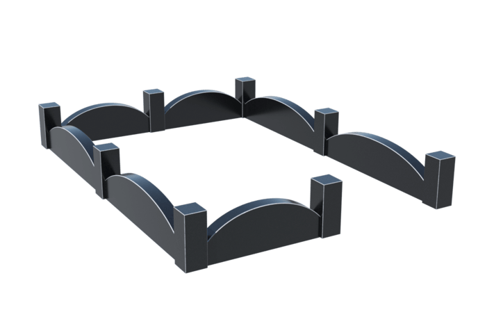 Цоколи на могилу в Альметьевске | Цоколь на могилу №0001