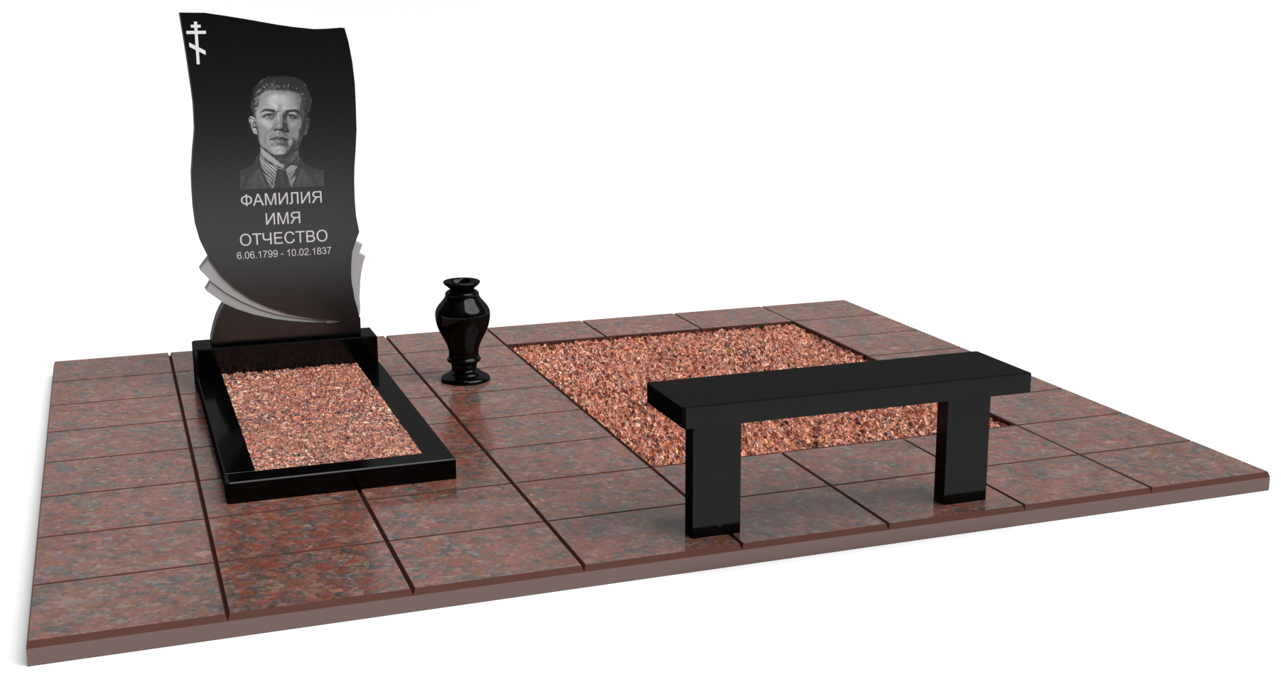 Двойные мемориальные комплексы в Альметьевске | Мемориальный комплекс №3