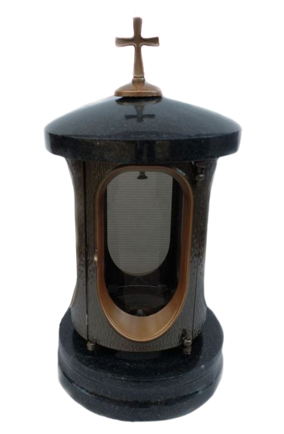 Лампадки из камня на могилу в Альметьевске | Лампадка из гранита Габбро