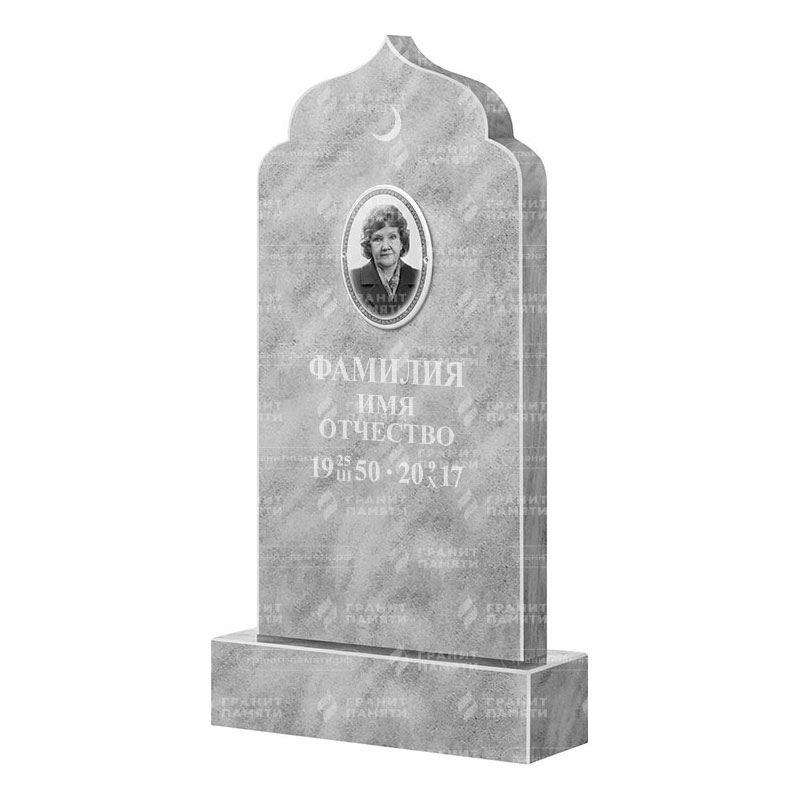 Бюджетные памятники в Альметьевске | Мраморный памятник ФМ-037