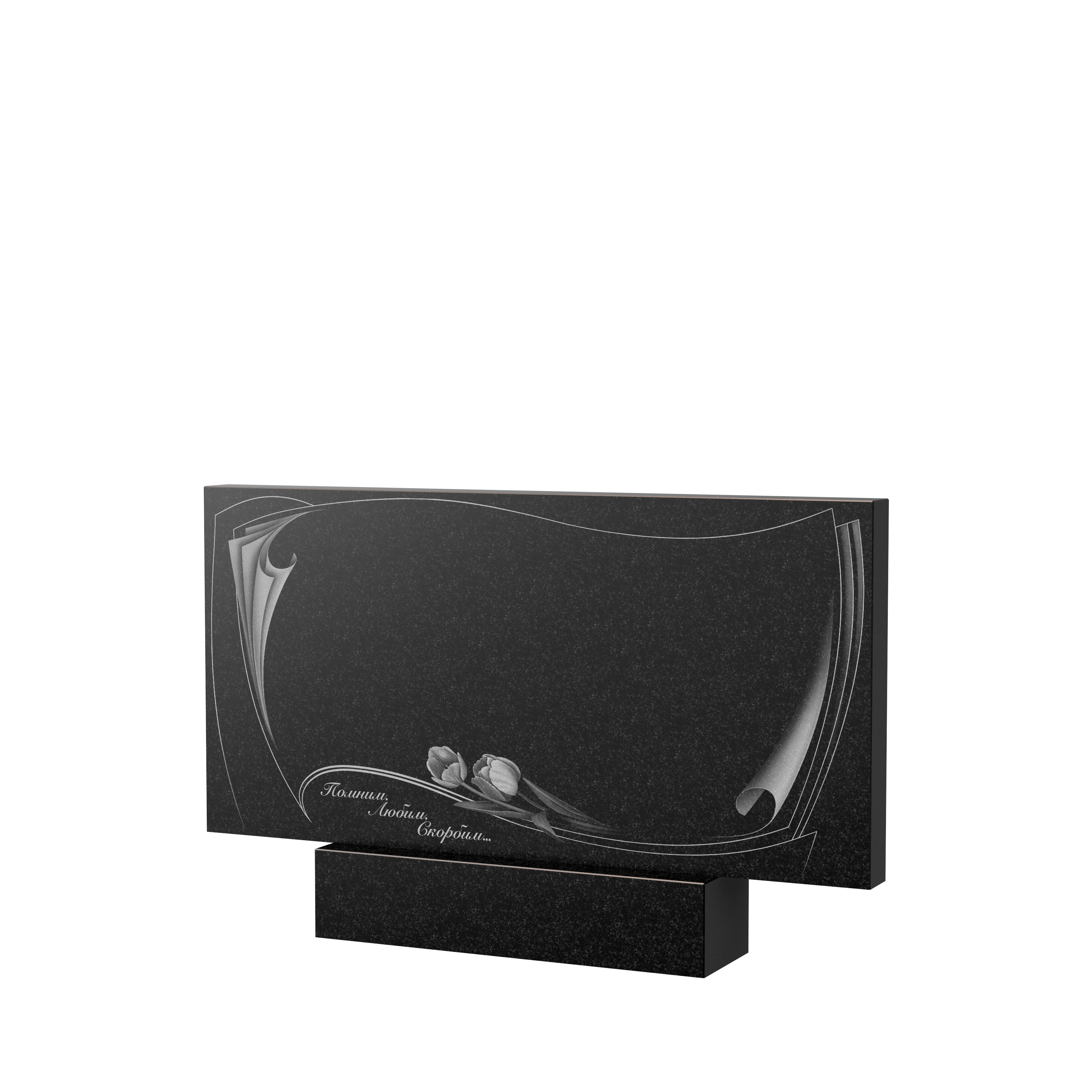 Художественное оформление | Художественное оформление на гранитную стелу, рисунок ГХО-002