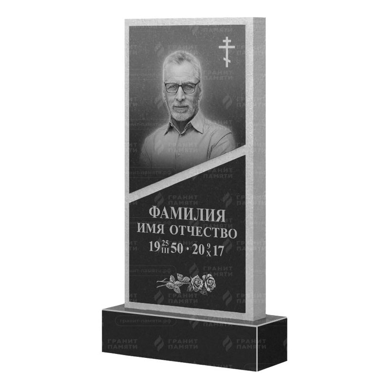 Памятники из гранита вертикальные в Альметьевске | Гранитный памятник ФГ-164