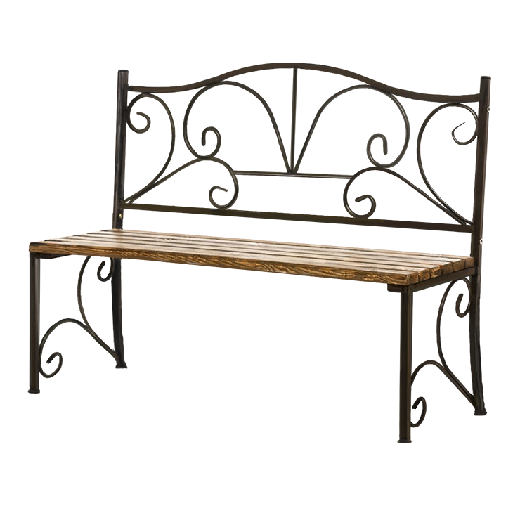 Кованые изделия в Альметьевске | Кованая скамейка СТ.004