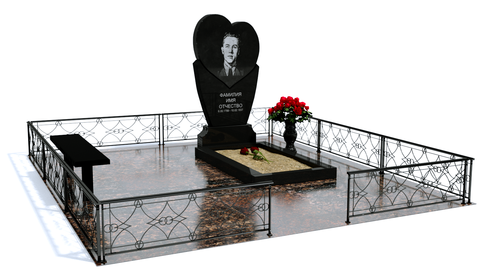 Одинарные мемориальные комплексы в Альметьевске | Мемориальный комплекс №2