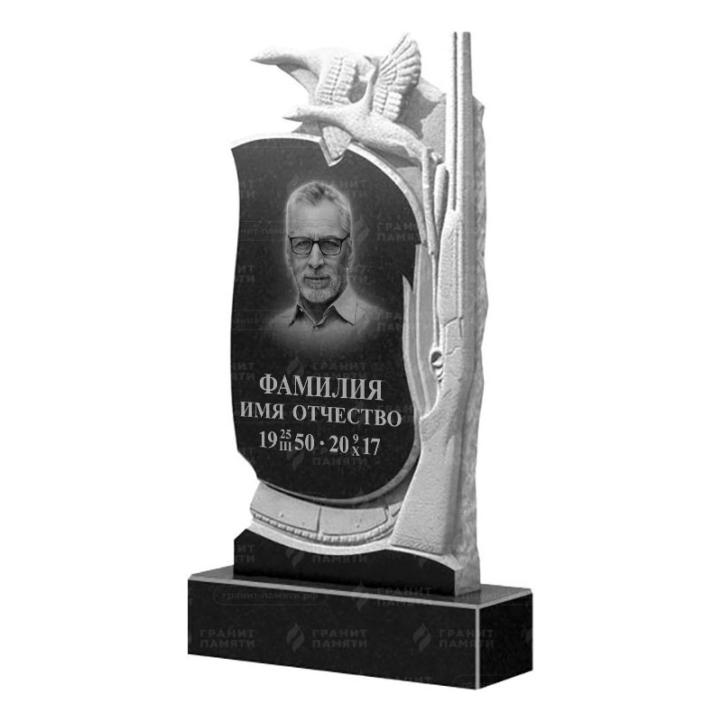 Памятники из гранита резные в Альметьевске | Гранитный памятник ФГ-122