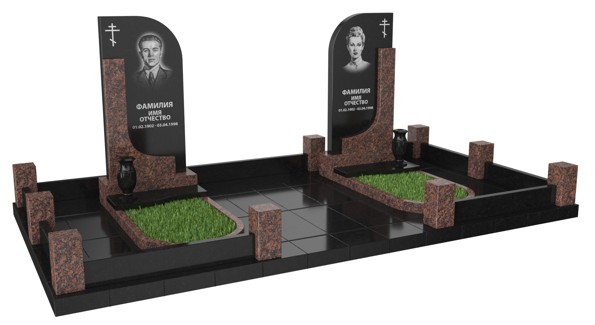 Двойные мемориальные комплексы в Альметьевске | Мемориальный комплекс №22