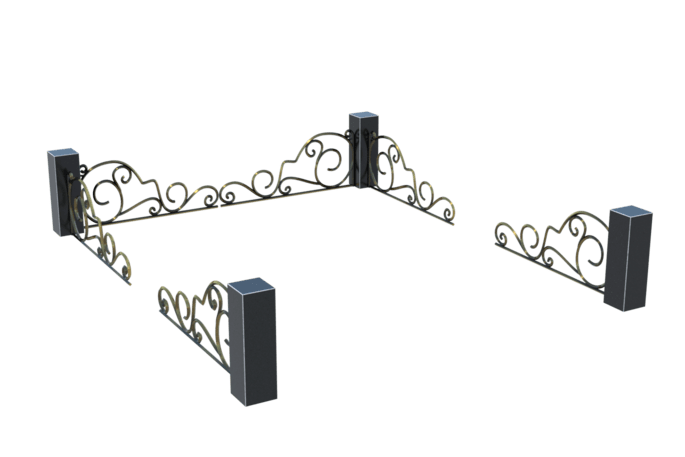 Цоколи на могилу в Альметьевске | Цоколь на могилу №0051