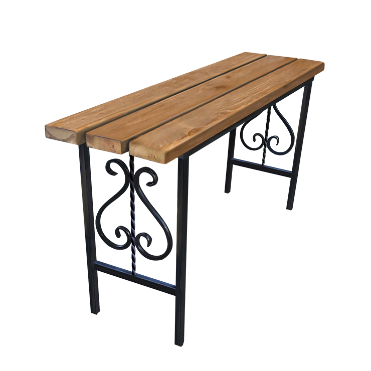 Кованые изделия в Альметьевске | Кованая скамейка СТ.003