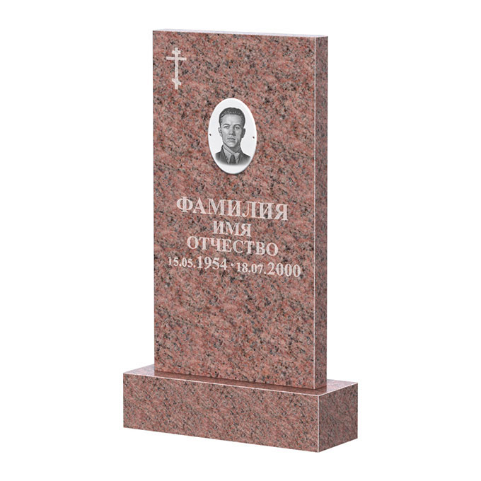 Памятники из цветного гранита в Альметьевске | Памятник из гранита Винга прямой