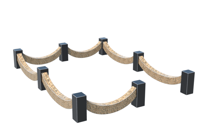 Цоколи на могилу в Альметьевске | Цоколь на могилу №0028