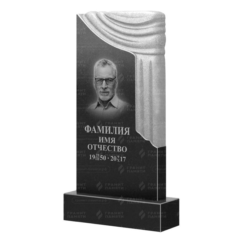 Памятники из гранита резные в Альметьевске | Гранитный памятник ФГ-121