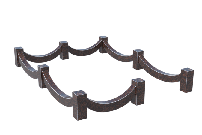 Цоколи на могилу в Альметьевске | Цоколь на могилу №0025