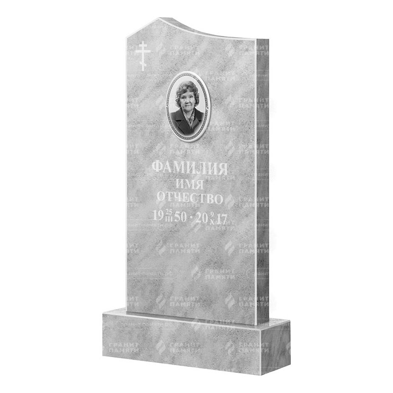Бюджетные памятники в Альметьевске | Мраморный памятник ФМ-008