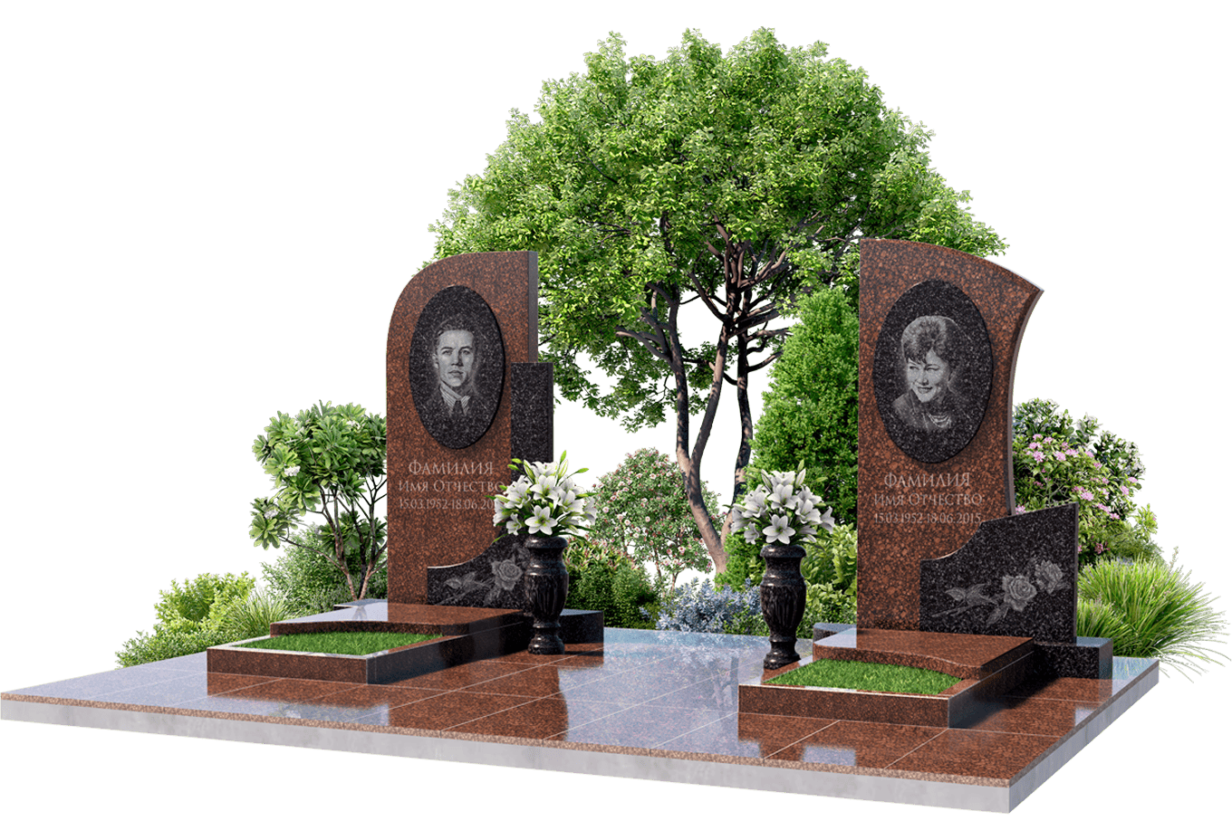 Уход и озеленение мест захоронений в Альметьевске