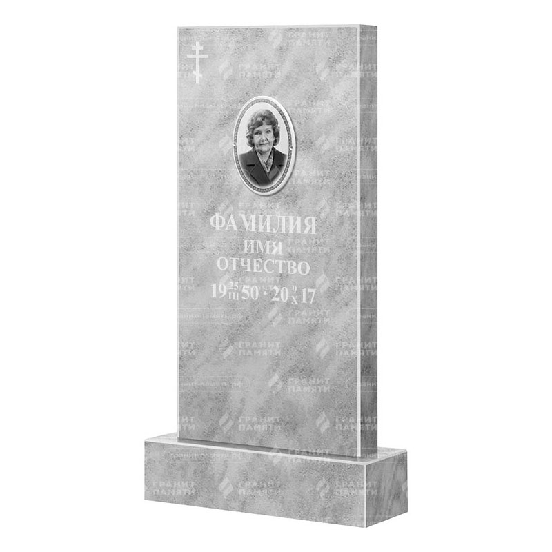 Памятники из мрамора в Альметьевске | Мраморный памятник, прямой