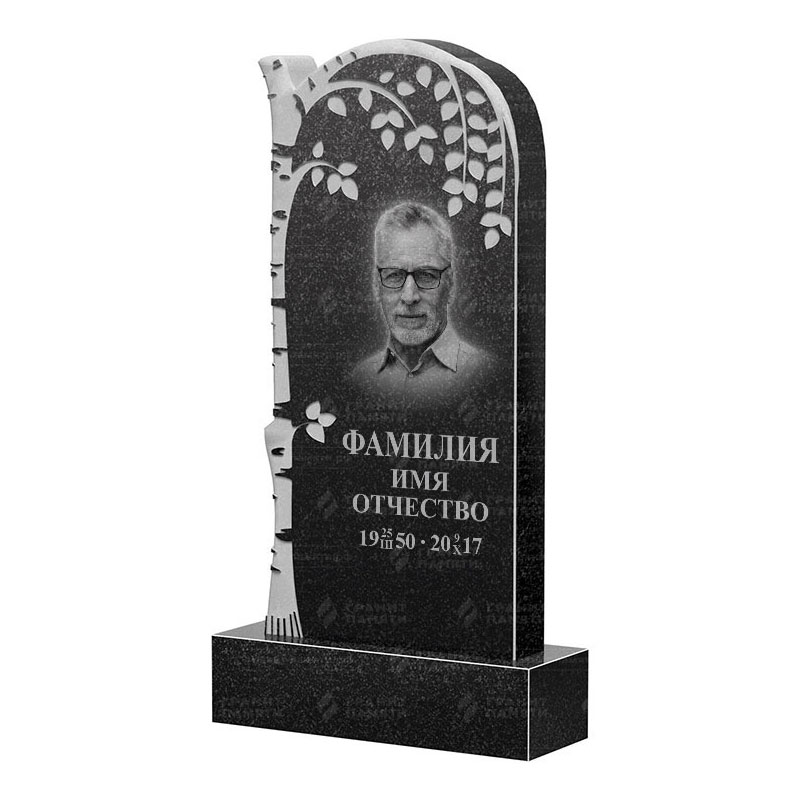 Памятники из гранита с деревом в Альметьевске | Гранитный памятник ФГ-091