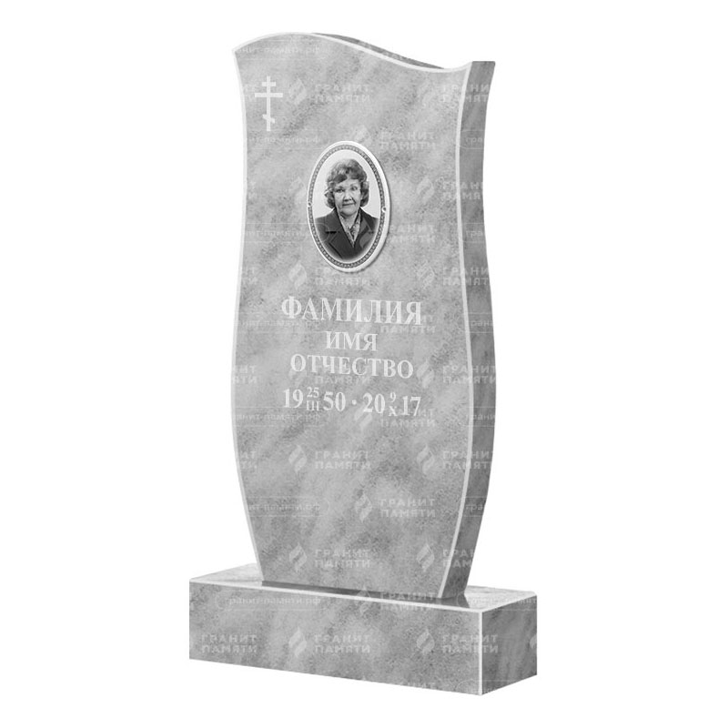 Бюджетные памятники в Альметьевске | Мраморный памятник ФМ-033
