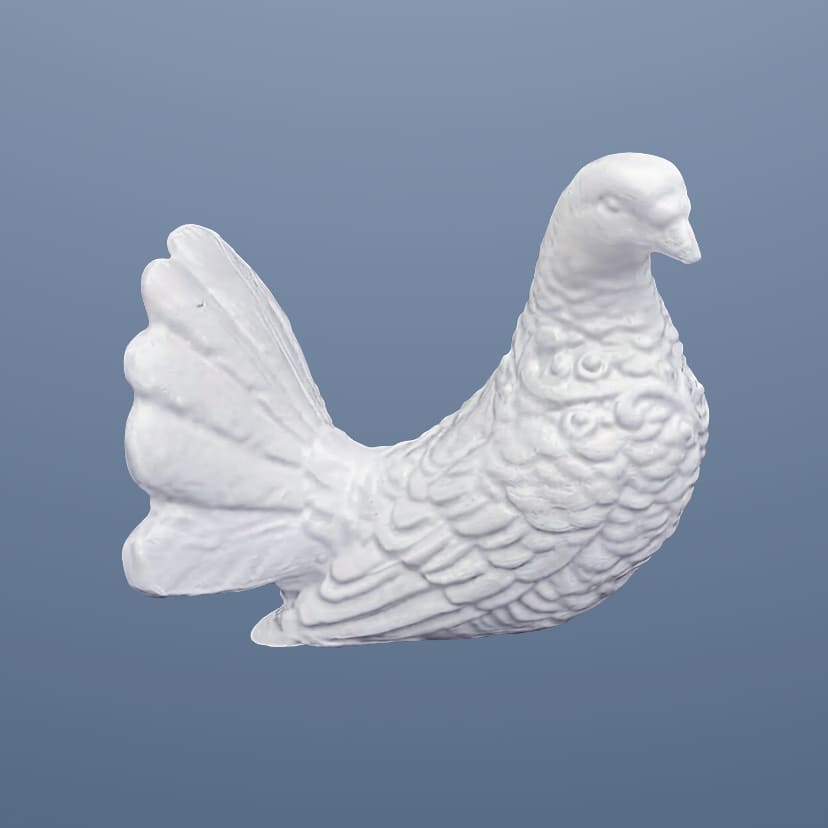 Скульптуры из искусственного мрамора в Альметьевске | Голубь право