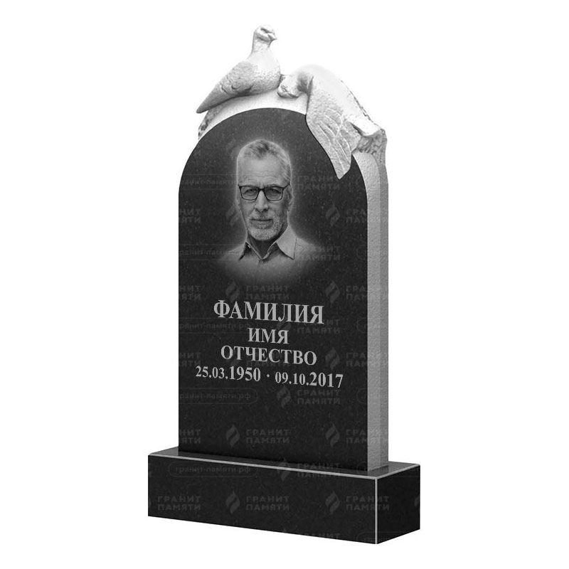 Памятники из гранита с птицами в Альметьевске | Гранитный памятник ФГ-109