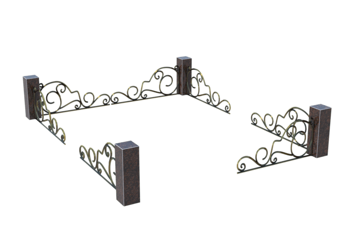 Цоколи на могилу в Альметьевске | Цоколь на могилу №0050