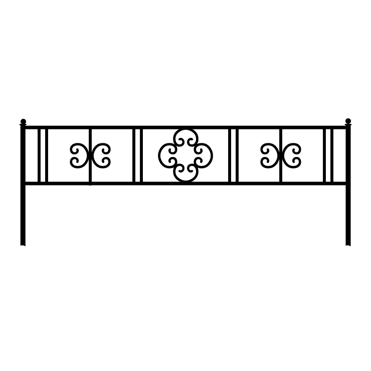 Кованые изделия в Альметьевске | Кованая оградка ОГ.006