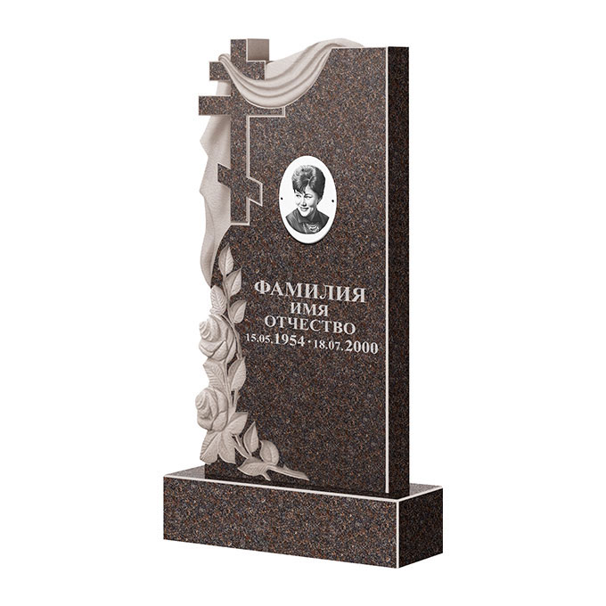 Гранитные памятники в Альметьевске | Памятник из гранита Елизовский ФГЦ-189