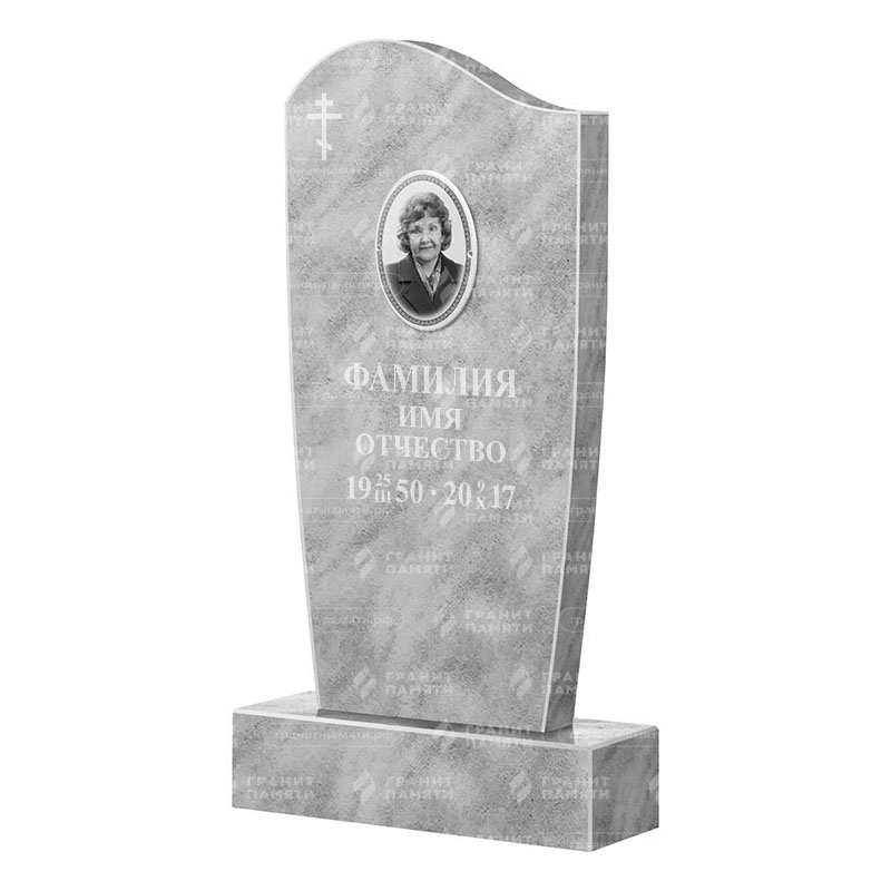 Бюджетные памятники в Альметьевске | Мраморный памятник ФМ-031