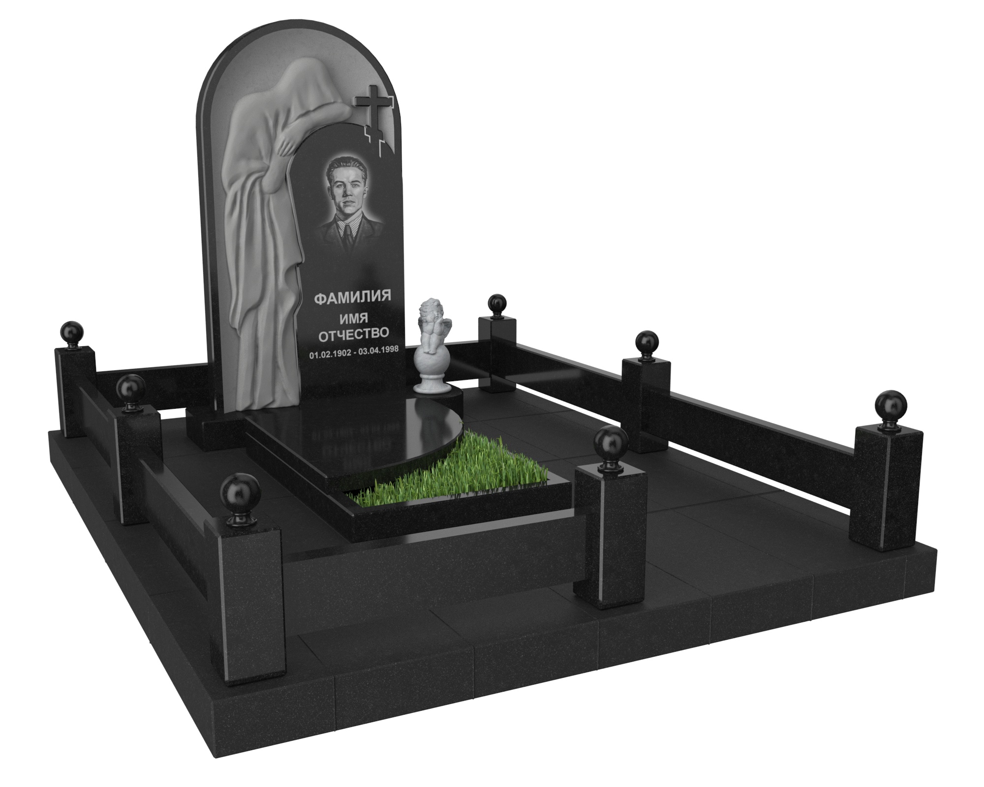 Одинарные мемориальные комплексы в Альметьевске | Мемориальный комплекс №27