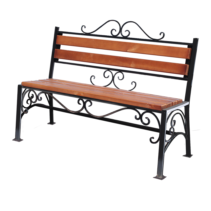 Кованые изделия в Альметьевске | Кованая скамейка СТ.006