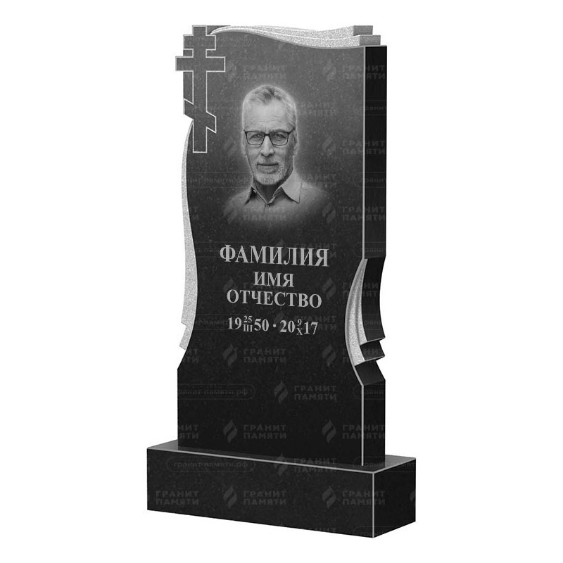 Памятники из гранита вертикальные в Альметьевске | Гранитный памятник ФГ-185