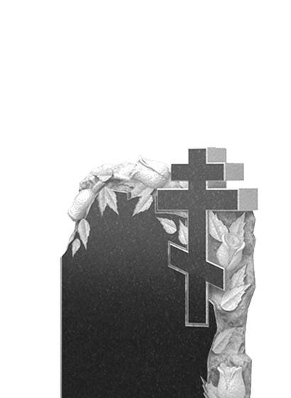 Памятники из гранита с цветами в Альметьевске